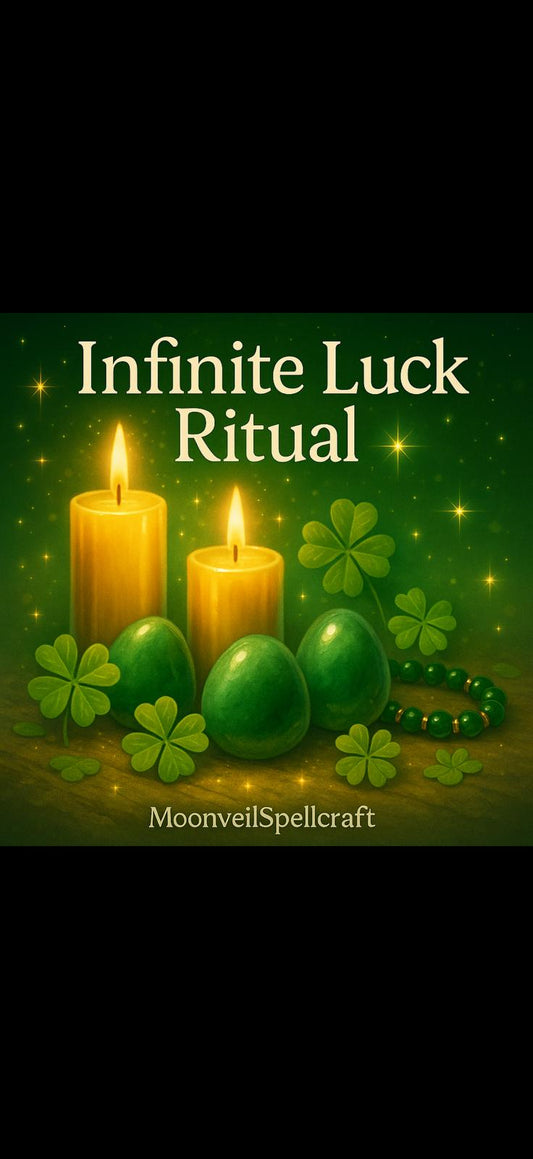 Infinite Luck Ritual | Good Fortune & Abundance Spell | Symbolic Prosperity Work